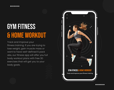 Gym Fitness splash screen ui