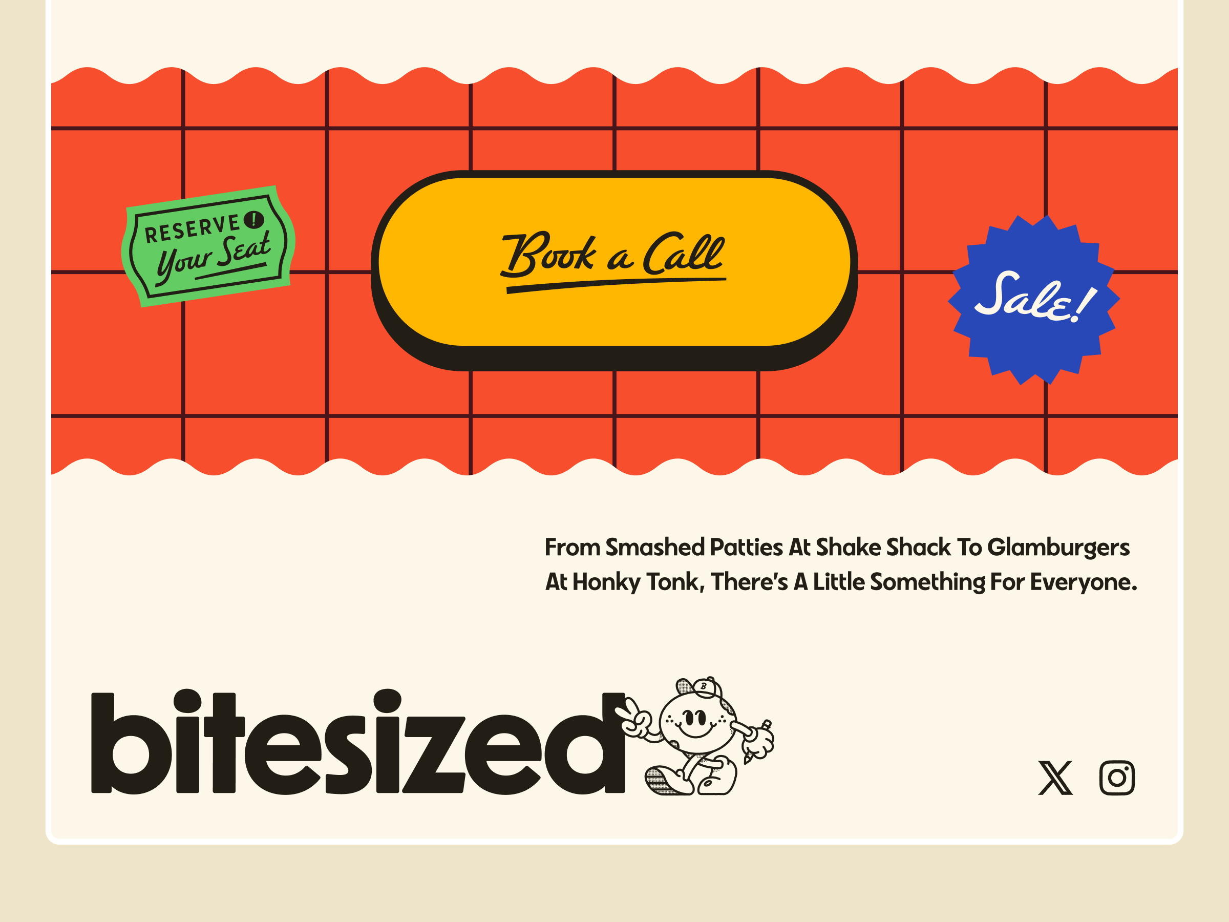 Example of Bitesized Footer