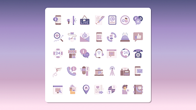 Daily UI #055 - Icon Set 100 days ui challenge adobe adobe illustrator daily ui design graphic design icon set icons illustration ui ui challenge ui design vector