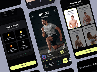 Fitness Training App fitnessapp fitnessgoals healthtech mobilefitness wellnessapp