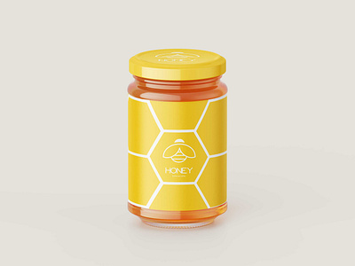 Honey logo adobe illustrator bee bee logo design honey honey logo logo logo design vector