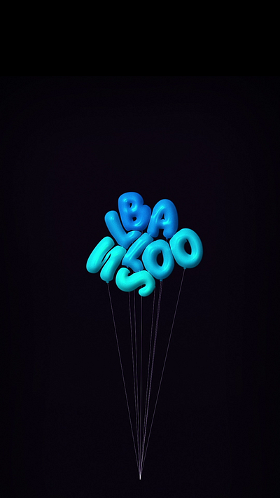 Balloons | Motion Design 3d 3d effects animation design gradients graphic design illustrastion looping animation motion motion design motion graphics typography