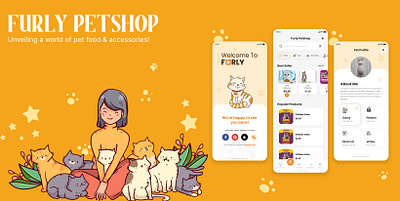 Pet App Design 2024 appdesign design petfood ui uiux vector