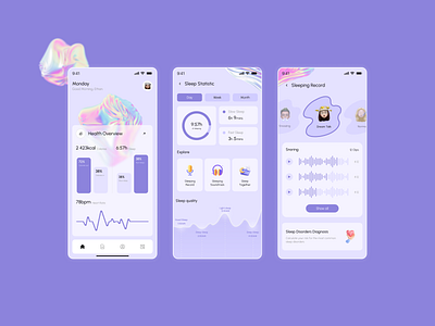 Health care app app creative design healthcare mobile ui uiux