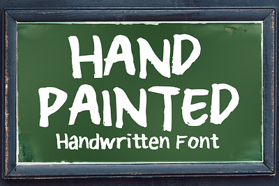 Hand Painted Font cartoon comic design display font font font design graphic graphic design hand drawn font hand drawn type hand lettering handwritten headline lettering logotype text type design typeface typeface design typography