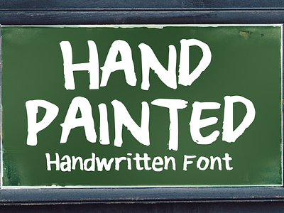 Hand Painted Font cartoon comic design display font font font design graphic graphic design hand drawn font hand drawn type hand lettering handwritten headline lettering logotype text type design typeface typeface design typography