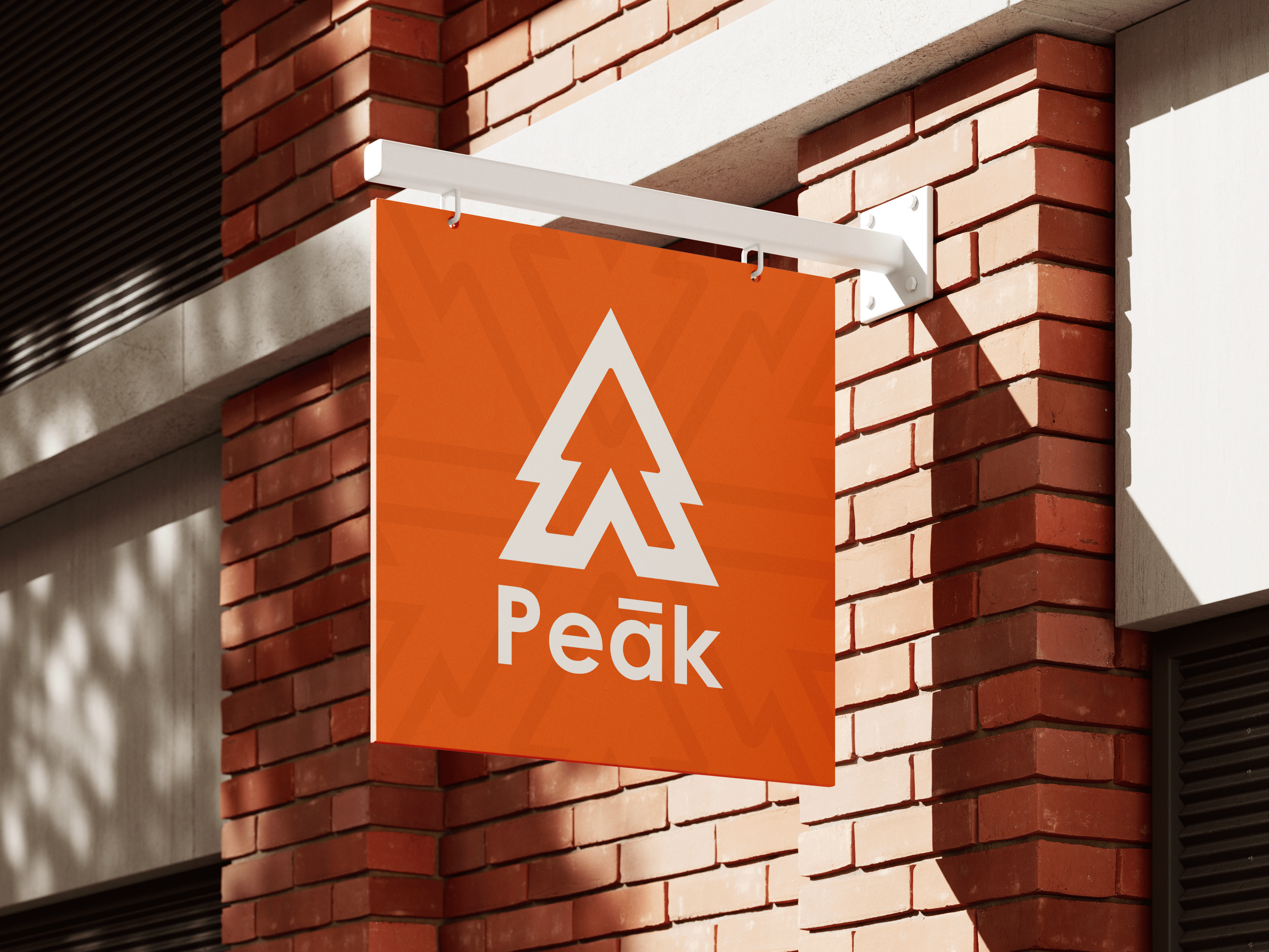 Peākbound - Sign GIF animation brand brand identity branding design gif graphic design identity logo logo design mockup motion graphics nature outdoor sign travel visual visual identity