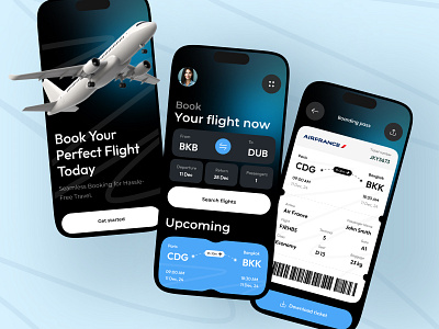 Aviation design - Mobile app aerospace aircraft airline airplane app design aviation jet mobile app mobile design pilot private jet ui ux