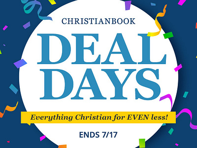 Deal Days Email #1 - Christianbook Sale branding email design graphic design typography web graphics