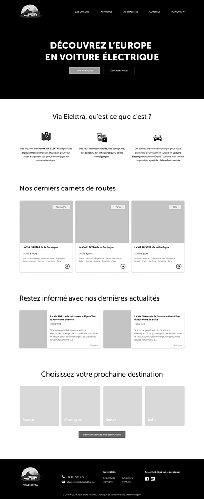 Wireframe | Guide Touristique design graphic design ui ux