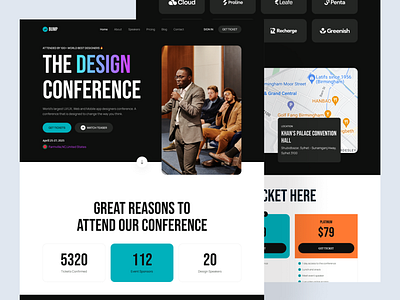 Event landing page event landing page event website landing page landing page designer product designer ui website designer