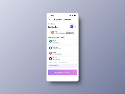 Crypto Payment Gateway crypto design mobile app mobile ui payment product