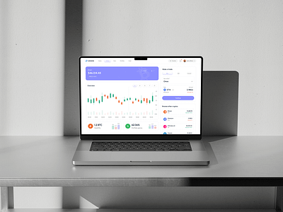 Crypto Market Dashboard blockchain crypto crypto analytics crypto dashboard crypto exchange crypto trading crypto wallet dashboard dashboard design dex dashboard exchange trade trading tools web design