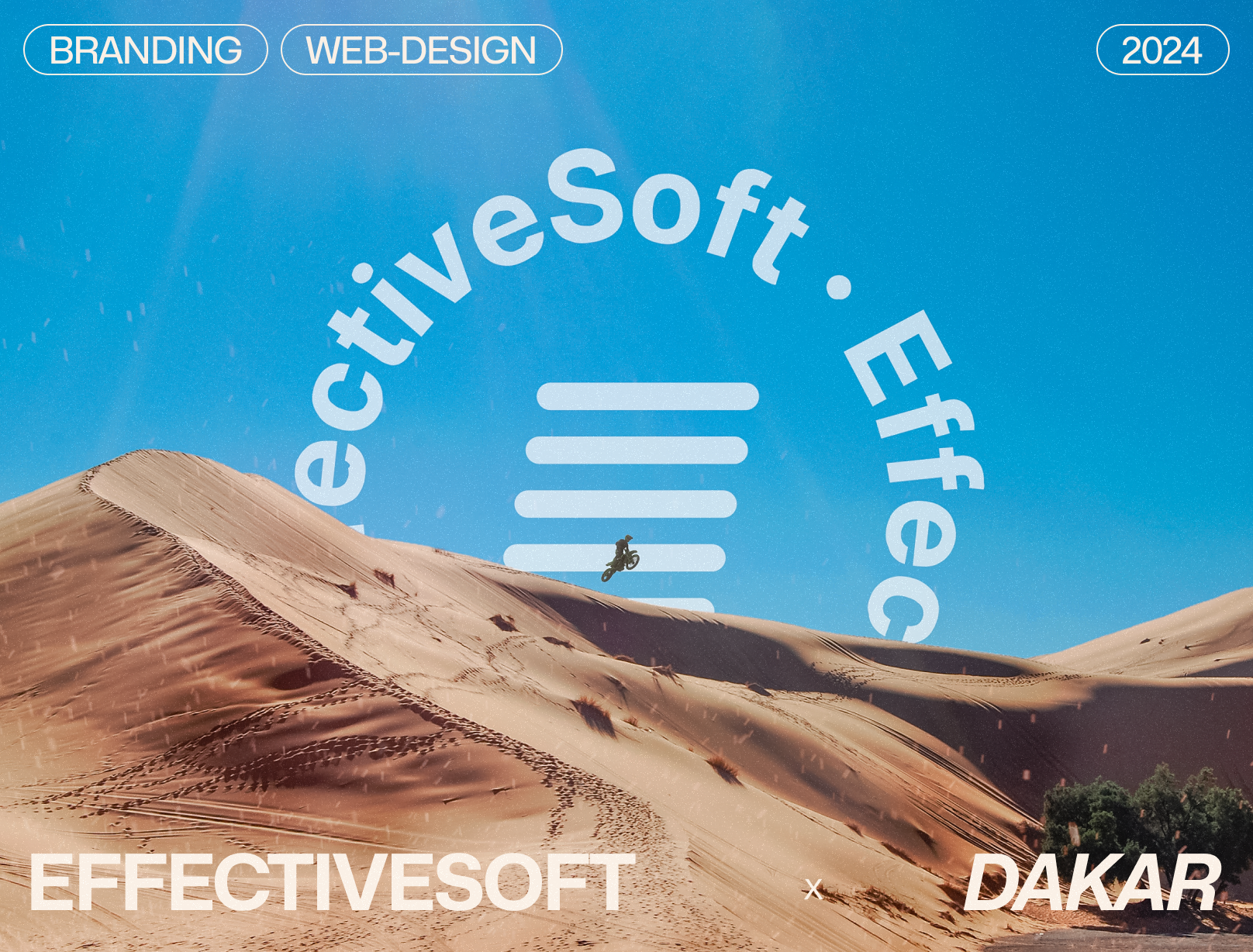 EffectiveSot at Dakar 2024 *marketing campaign bike brand identity branding dakar desert event graphic design helmet marketing campaign