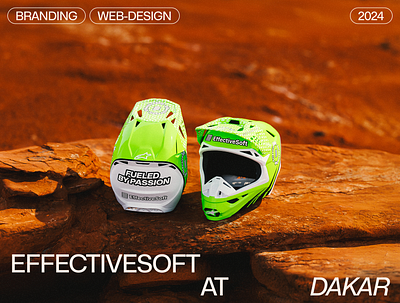 EffectiveSot at Dakar 2024 *marketing campaign bike brand identity branding dakar desert event graphic design helmet marketing campaign