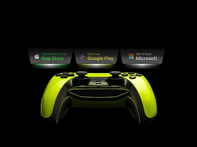 How I Designed Download Button for Game Platform android app store button dailyui dailyuichallenge design designthinking download game graphic design microoft portfolio ui ui 074 uix101 ux