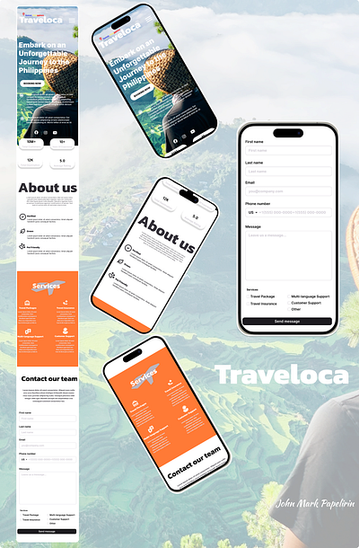 Travel UI Mobile ui