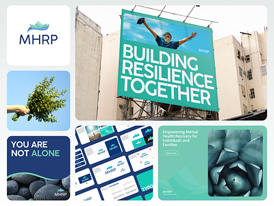 MHRP Brand Identity 3d animation green grow health logo peace uiux unique user experience visual identity wellness