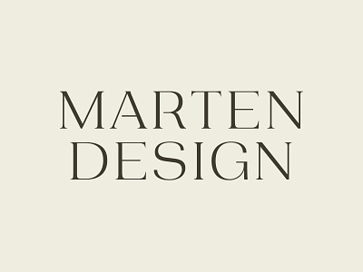 Marten Design Wordmark branding handlettering handtype hashtaglettering lettering logo process vectormachine