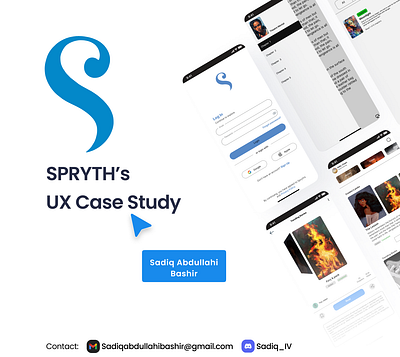 SPRYTH app app design figma ui ux