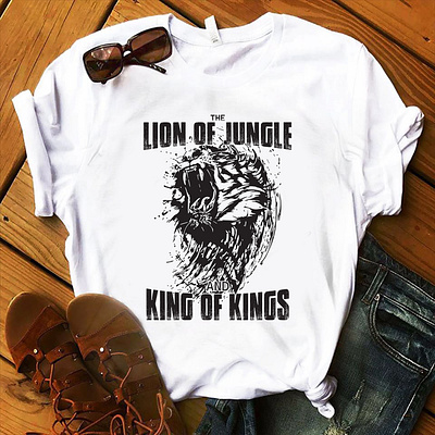 Lion T-shirt Design Template lion t shirt design lion tshirt modern t shirt design t shirt design t shirt design template trendy t shirt design