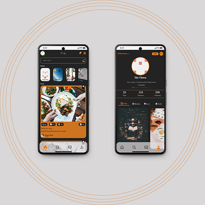 Social Media Design app app design figma homepage ui ux