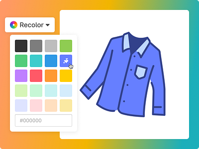Color customization color color customization color palette color styles colors customization figma icon icon design webflow
