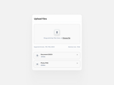 Upload Files file upload modal ui upload