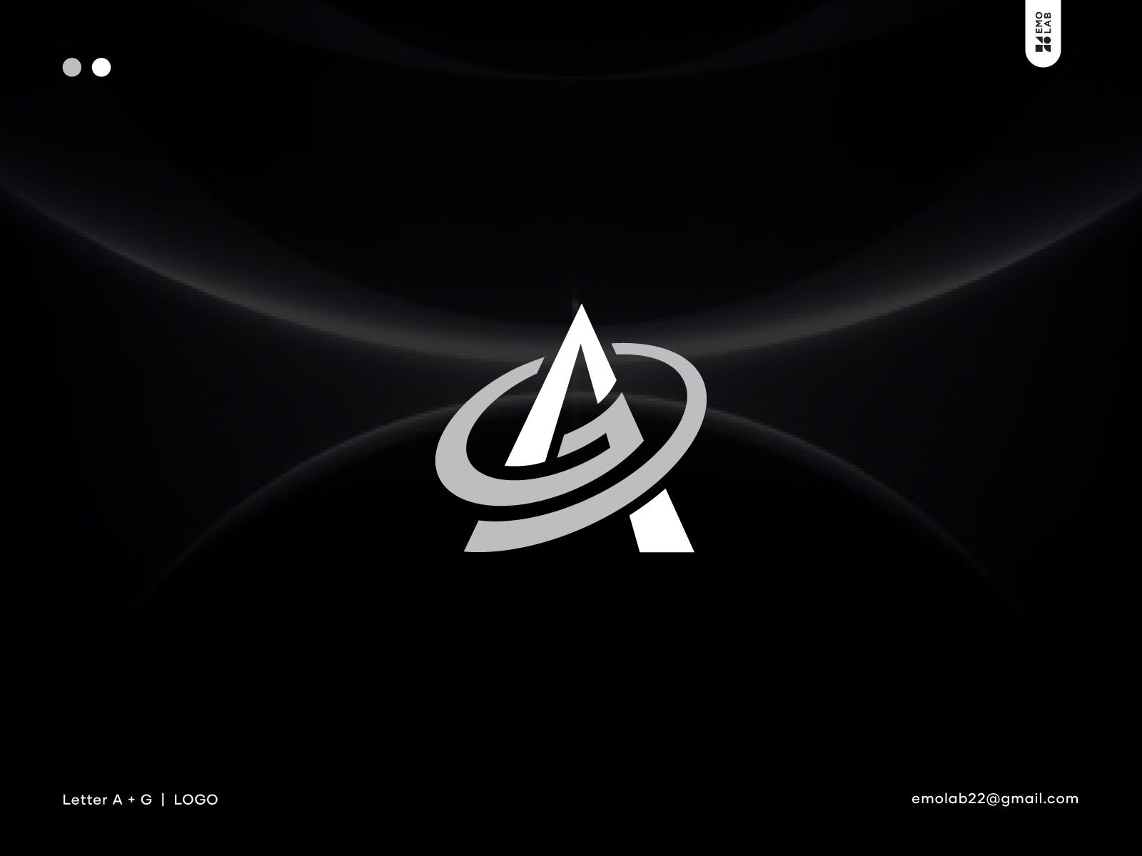 Example of Initial Monogram Lettermark Logo Design