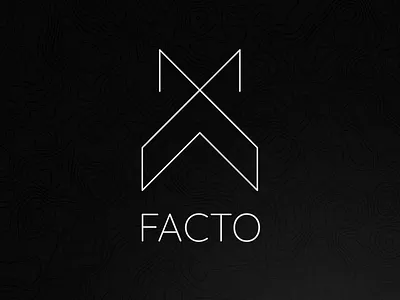 (ex) FACTO Research + Development brand mark brand branding brandmark logo logo design rd x