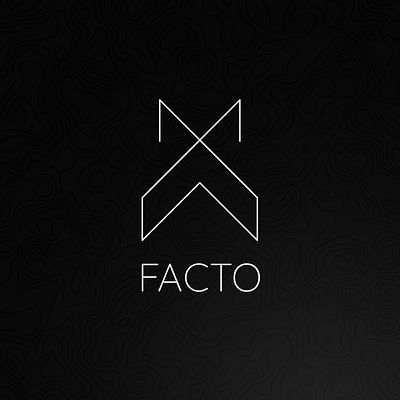(ex) FACTO Research + Development brand mark brand branding brandmark logo logo design rd x