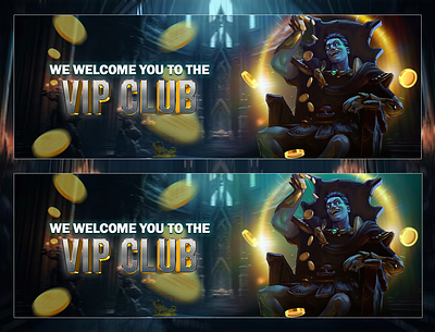 Welcome to VIP CLUB : Game Promotion Cover offer game post welcome to vip club