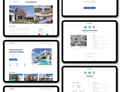 Staycation Booking Website staycation uidesign webdesign