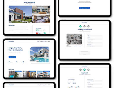 Staycation Booking Website staycation uidesign webdesign