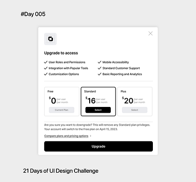 Day 005 of Daily UI Challenge figma productdesign ui ux