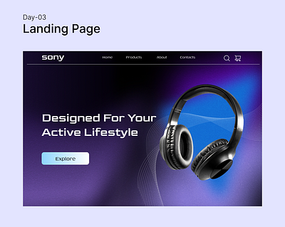 Landing Page daily ui challenge day 03 ui ui ux