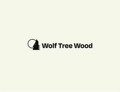 Wolf Tree Wood branding logo