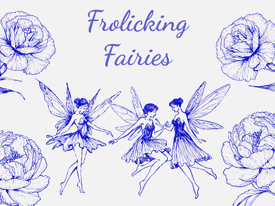 Frolicking Fairies Toile