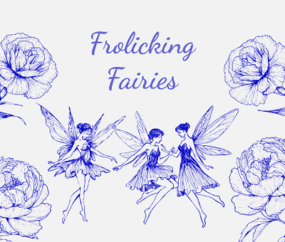 Frolicking Fairies Toile