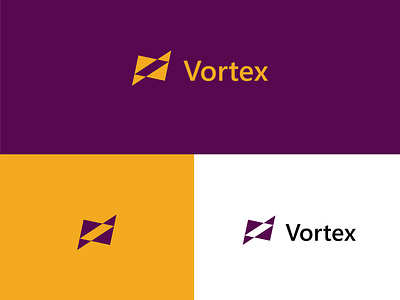 Vortex branding graphic design logo