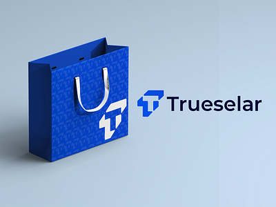 Trueselar Logo + Bag Design apps branding desisgn fav icon graphic des iconic logo logo design