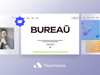 Elevate Your Agency's Online Presence with Bureaus agency template design template webflow webflow template webflowtemplate websitedesign