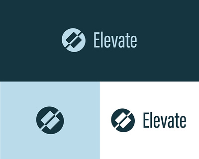 Elevate branding graphic design logo