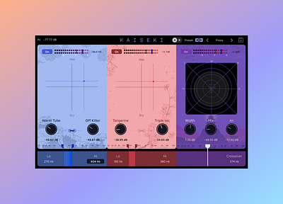 Kaiseki music plugin production ui ux vst