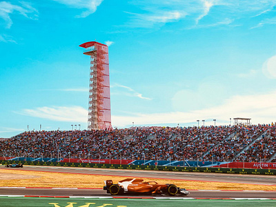 Univ. of Texas Commemorative F1 Car Wrap circuitoftheamericas cota f1 formula1 longhorns sec texas university ut