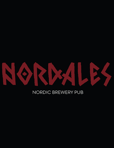 NordAles: Brewery Pub Design branding graphic design logo