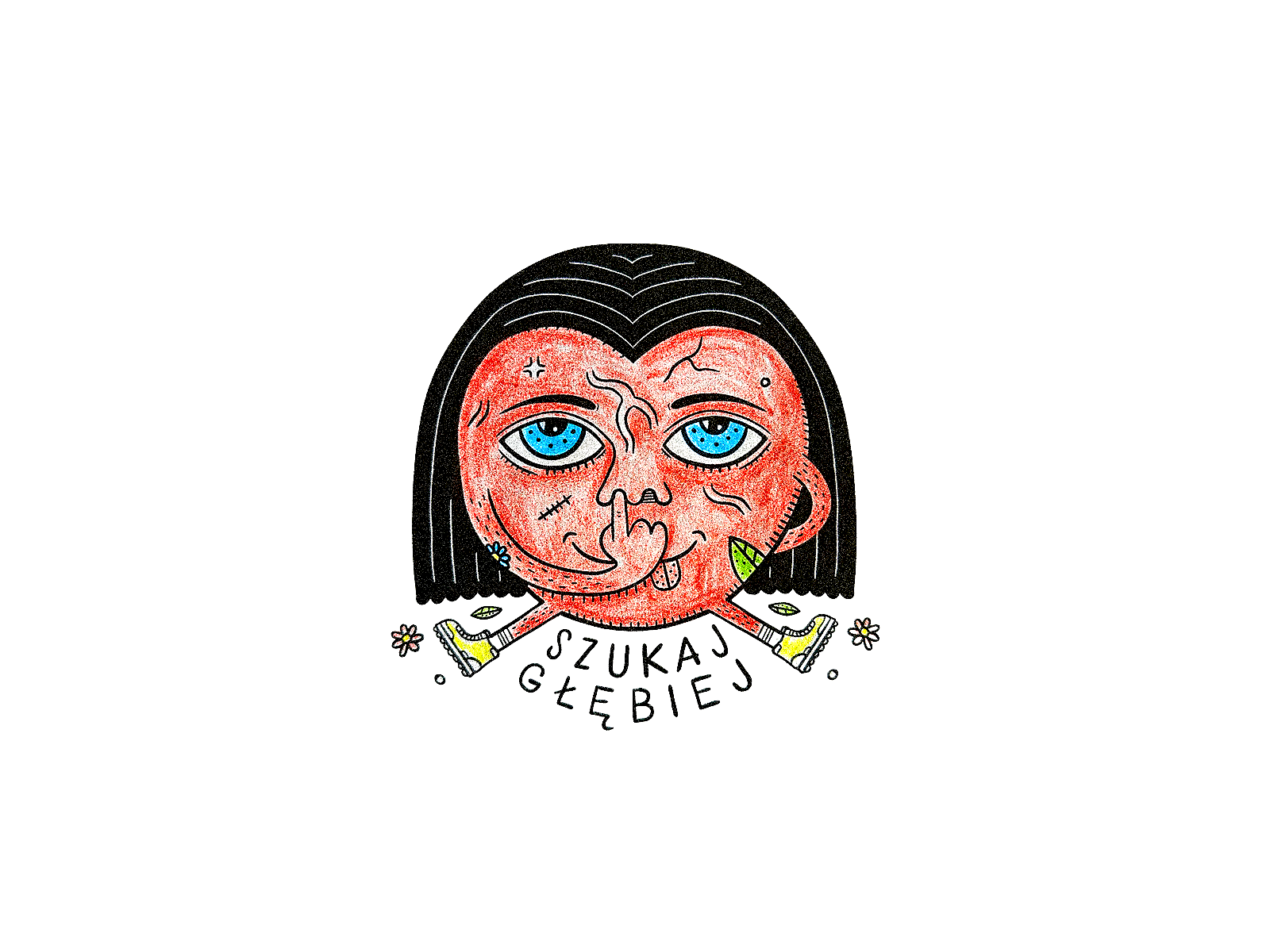 Heart crayons deeper dig digdeeper digging heart