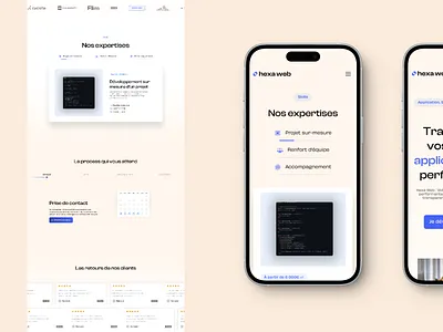 Design web @hexa web agency design figma motion refonte ui ux webdesign