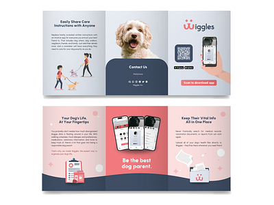 Trifold brochure design app branding brochure design graphic design icon illustration logo ui vector web