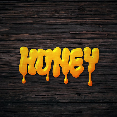 Honey | Motion Design 3d 3d simulation animation design graphic design illustration liquid liquid distortion motion design motion graphics typography